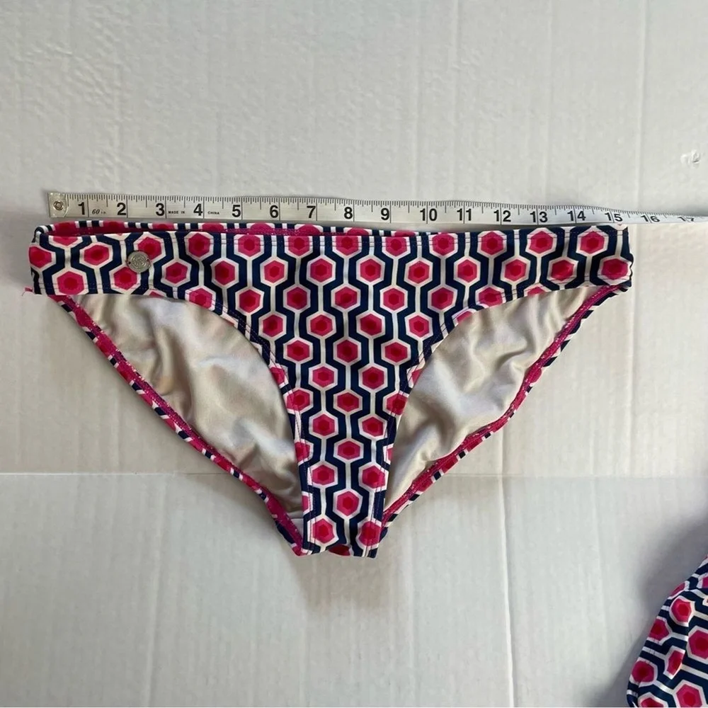 Southern Tide‎ Seabrook Bikini in Geo Top Size S & Bottom Size M Pink Blue